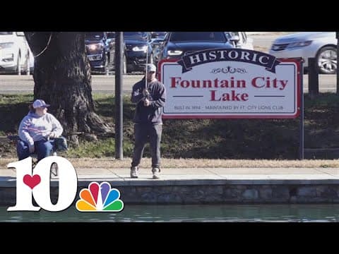 TWRA fills popular Fountain City Lake with trout, giving anglers a chance to try catching a fish