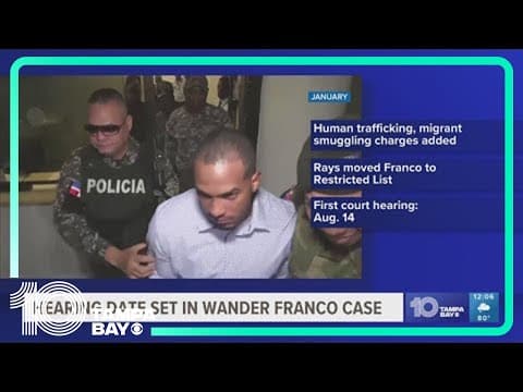 Hearing date set in Wander Franco case