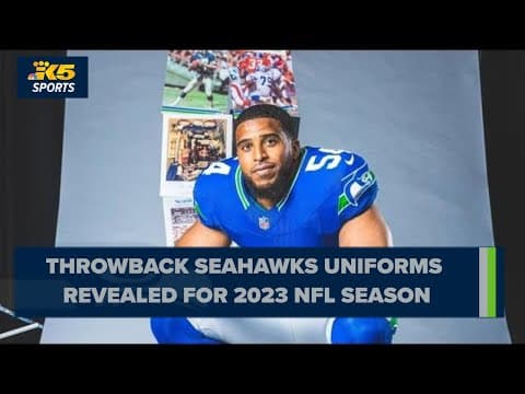 Throwback Seahawks uniforms revealed for 2023 NFL season
