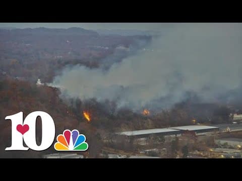 KFD says fire burning along ridge in Fountain City area now 100% contained
