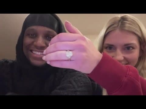 Jeremy Reaves' fiancée shows off engagement ring after proposal