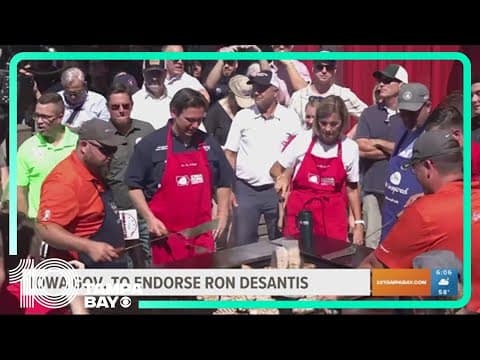 Iowa governor expected to endorse Florida Gov. Ron DeSantis' 2024 presidential campaign