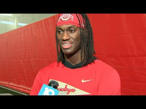 Marvin Harrison Jr. talks about upcoming Michigan game