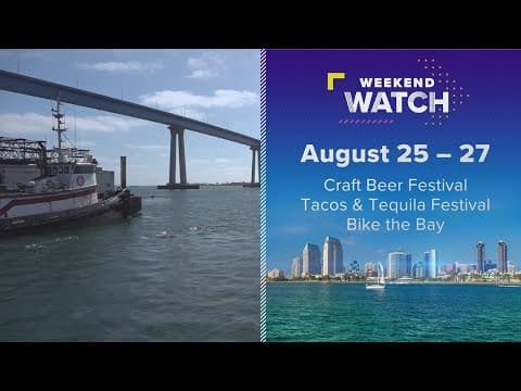 Weekend Watch August 25 - 27 | Things to do in San Diego