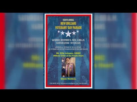 New Orleans Veterans Day parade invites local heroes to march in the parade for free