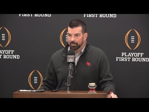 Ohio State football press conference: Ryan Day discusses playoff game against Tennessee