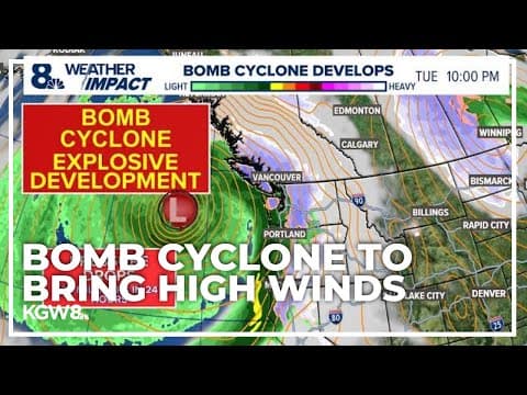 Portland weather: Bomb cyclone to bring high winds to valley, Oregon coast