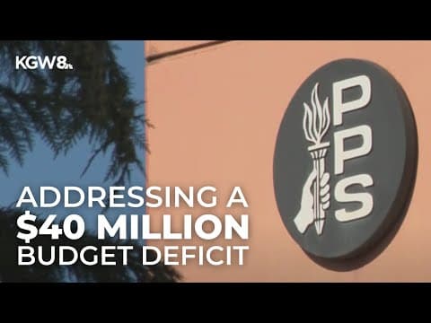 Portland Public Schools to outline plans to address $40M budget deficit