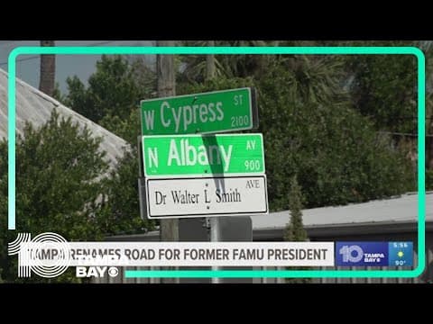 Portion of road in Tampa renamed to honor former FAMU president