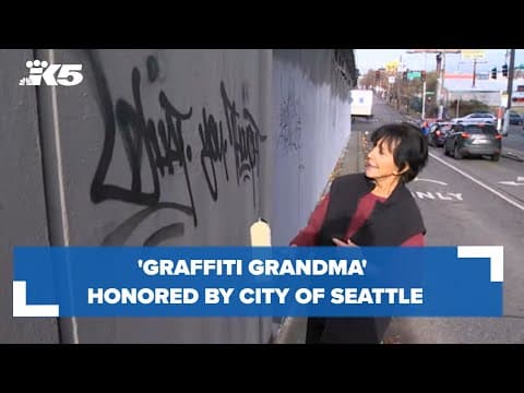 "Graffiti Grandma" honored by city of Seattle