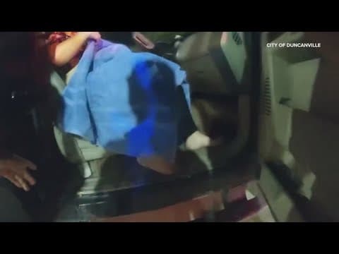 North Texas officer credited with saving newborn