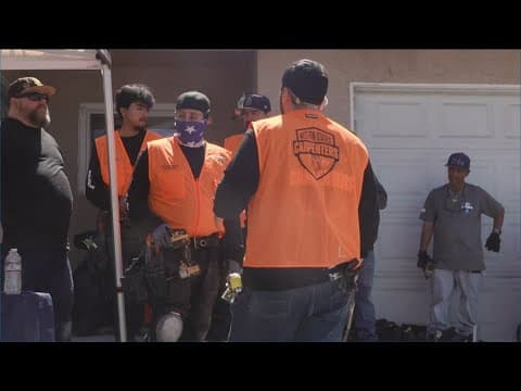 Flood-damaged home restored by local carpenters in San Diego