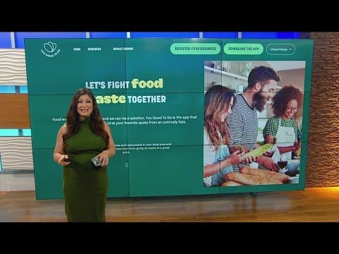 Working for Our Planet | New app helps prevent food waste