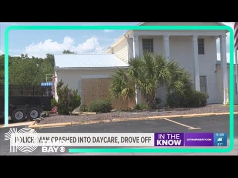 Police: Man who crashed into South Tampa day care was driving under the influence