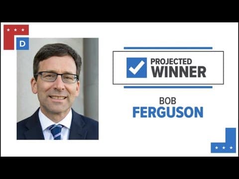 Democrat Bob Ferguson projected to be Washington's next governor