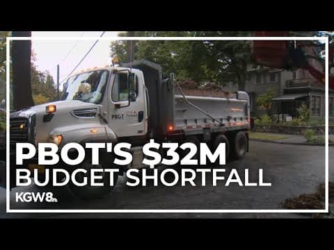 PBOT warns of major service cuts if it can't fill $32 million deficit