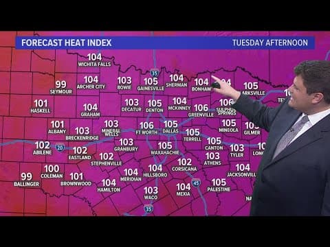 DFW Weather: Very hot week ahead as North Texas hits its first 100 degree day of 2024