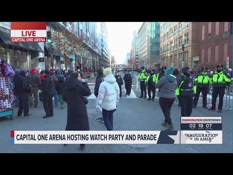 Security has been heightened in downtown DC due to protests