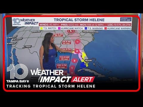 Tropical Update: Tropical Storm Helene has formed in the Caribbean | 11 a.m. Tuesday