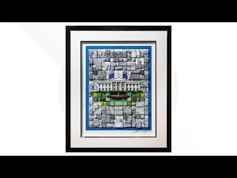 Charles Fazzino creates original 3D artwork for The People's House: A White House Experience