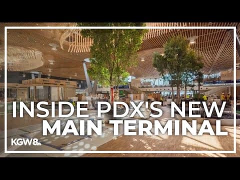 Portland airport sets Aug. 14 opening date for new main terminal