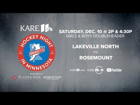 WATCH: Hockey Night in Minnesota | Dec. 10: Lakeville North vs Rosemount (Boys)