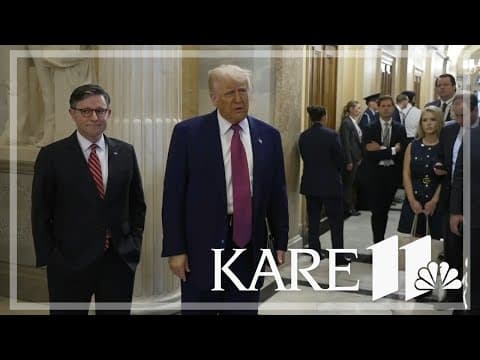 President Donald Triump heads to Capitol Hill to push his Big Beautiful Budget Bill