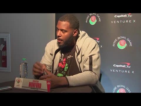 Ohio State offensive lineman Thayer Munford | Rose Bowl week