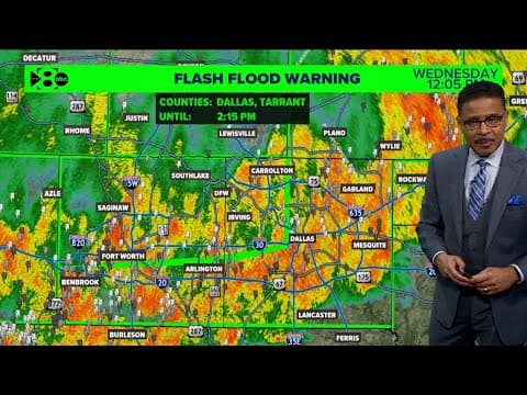 Updated forecast on severe weather coming through DFW area