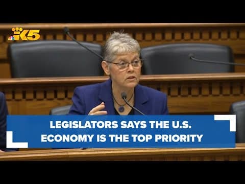 Legislators: economy top priority