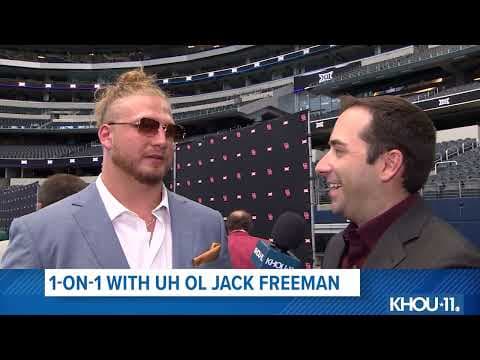 Big 12 Media Days: UH Offensive Lineman Jack Freeman