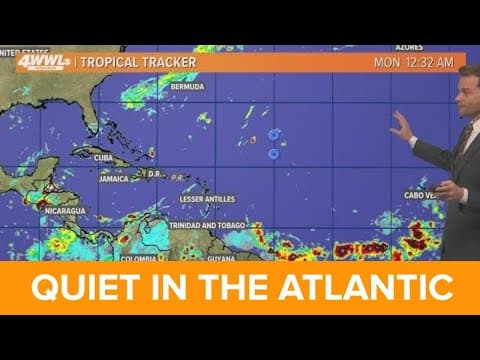 Monday 5 AM Tropical Update: Tropics mostly quiet for the last week of August