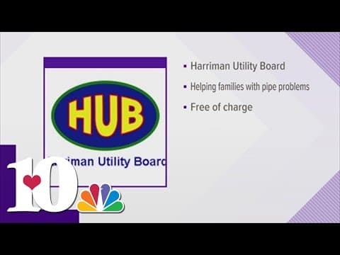 Utility company helps families with pipes