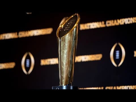 Watch Live: Houston Host Committee gives update on 2024 CFP National Championship Game