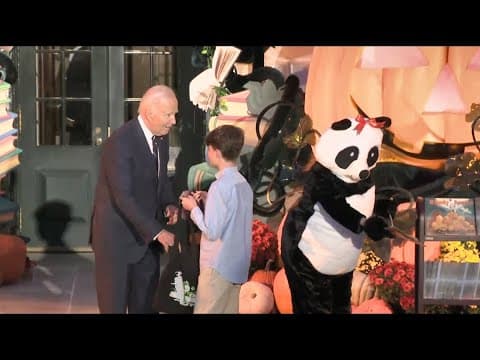 WATCH: President Biden hosts White House trick-or-treating
