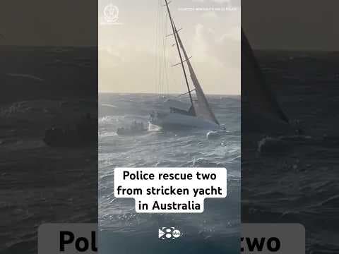 Police rescue two from stricken yacht in Australia