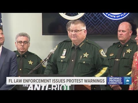 Florida law enforcement issues stern warning against violence ahead of No Kings protests