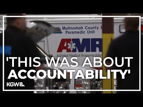 Multnomah County fines AMR over half a million dollars for late ambulance responses