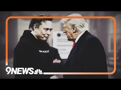 President Trump, former advisor Musk feud over 'Big Beautiful Bill'