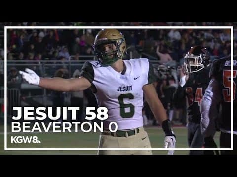 Jesuit finishes regular season with big win over Beaverton | Friday Night Football