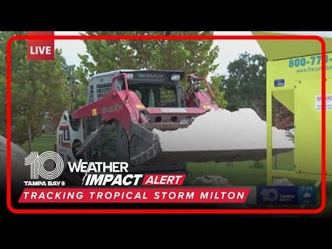 Sandbag sites are open in Pinellas County to prepare for Tropical Storm Milton