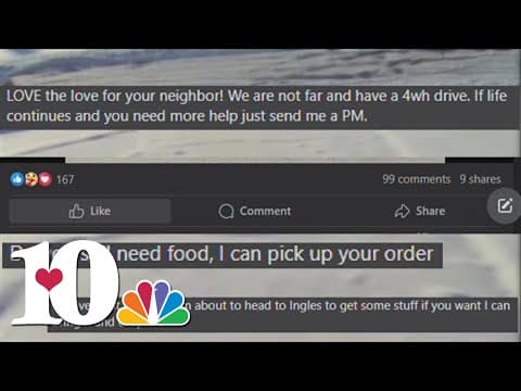 Some East Tennessee neighbors shop and drive for trapped neighbors during wintry weather