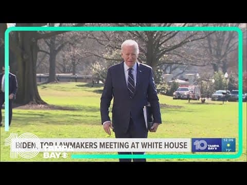 President Biden to meet with top lawmakers at the White House