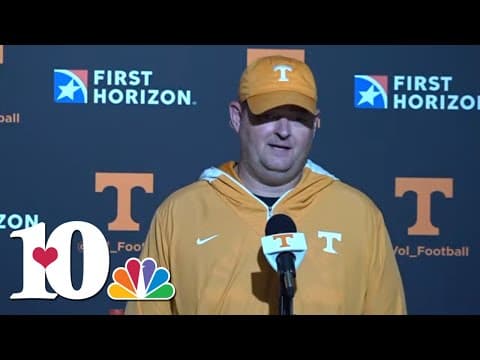 Vols head coach Josh Heupel speaks ahead of first game of the season