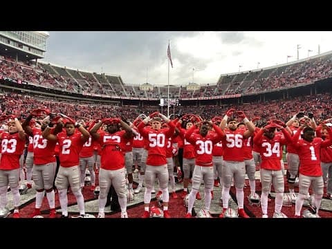 Buckeyes sing 'Carmen Ohio' after win over Michigan State