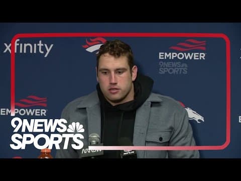 Broncos' Zach Allen reacts to playoff loss to Buffalo Bills