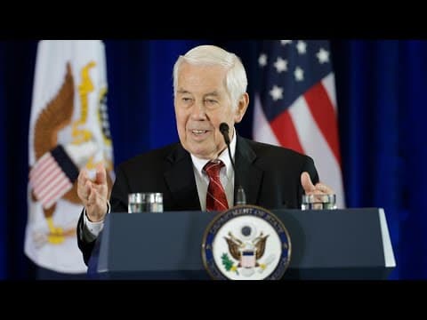 LIVE: Richard Lugar honored