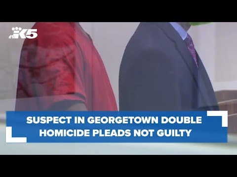 Suspect in Georgetown double homicide pleads not guilty