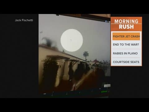 Fighter jet crashes near San Diego