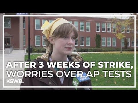 High schoolers worry about falling behind on AP exam prep as Portland Public Schools strike continue